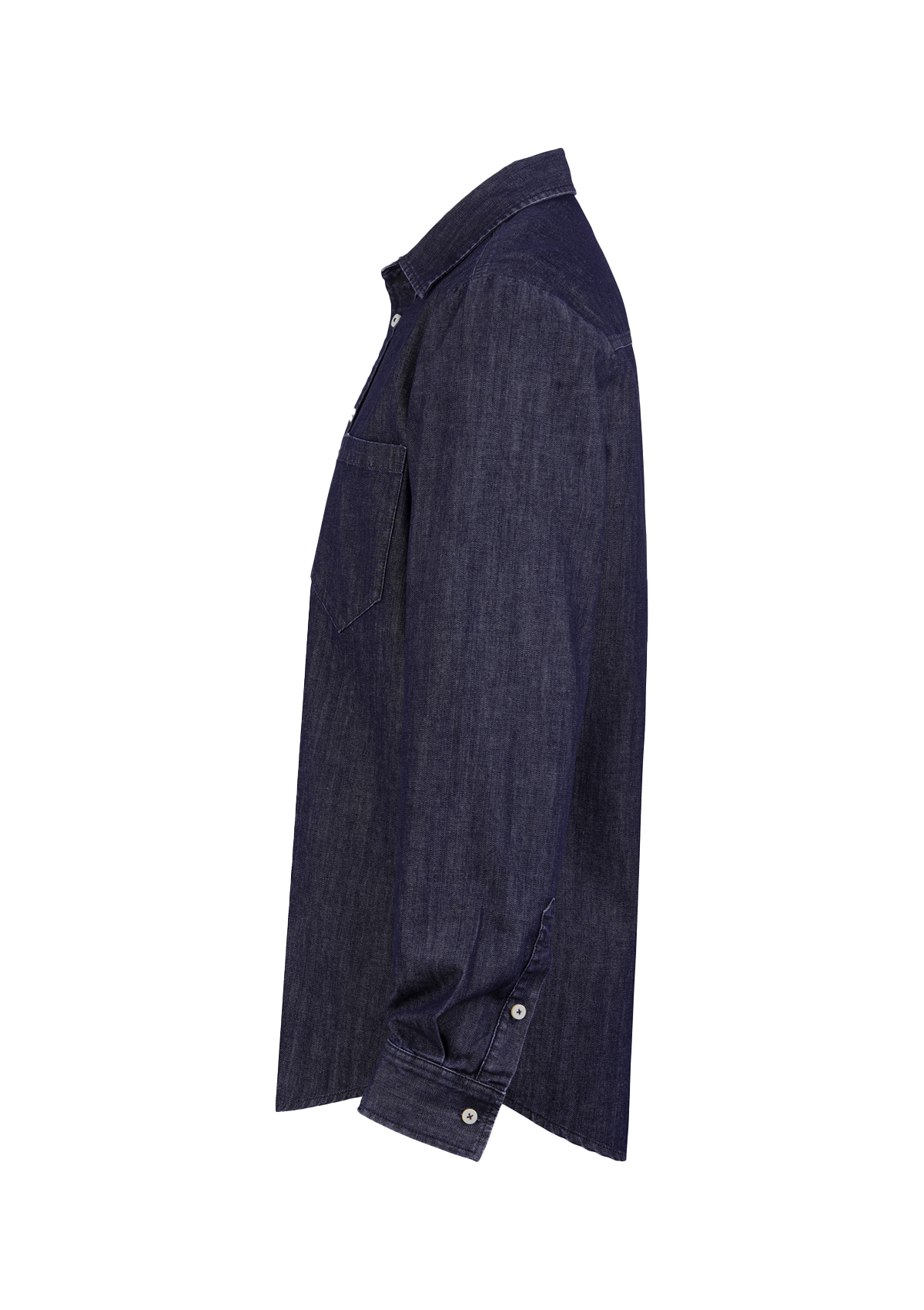 Chemise Homme en Jean Coupe Droite