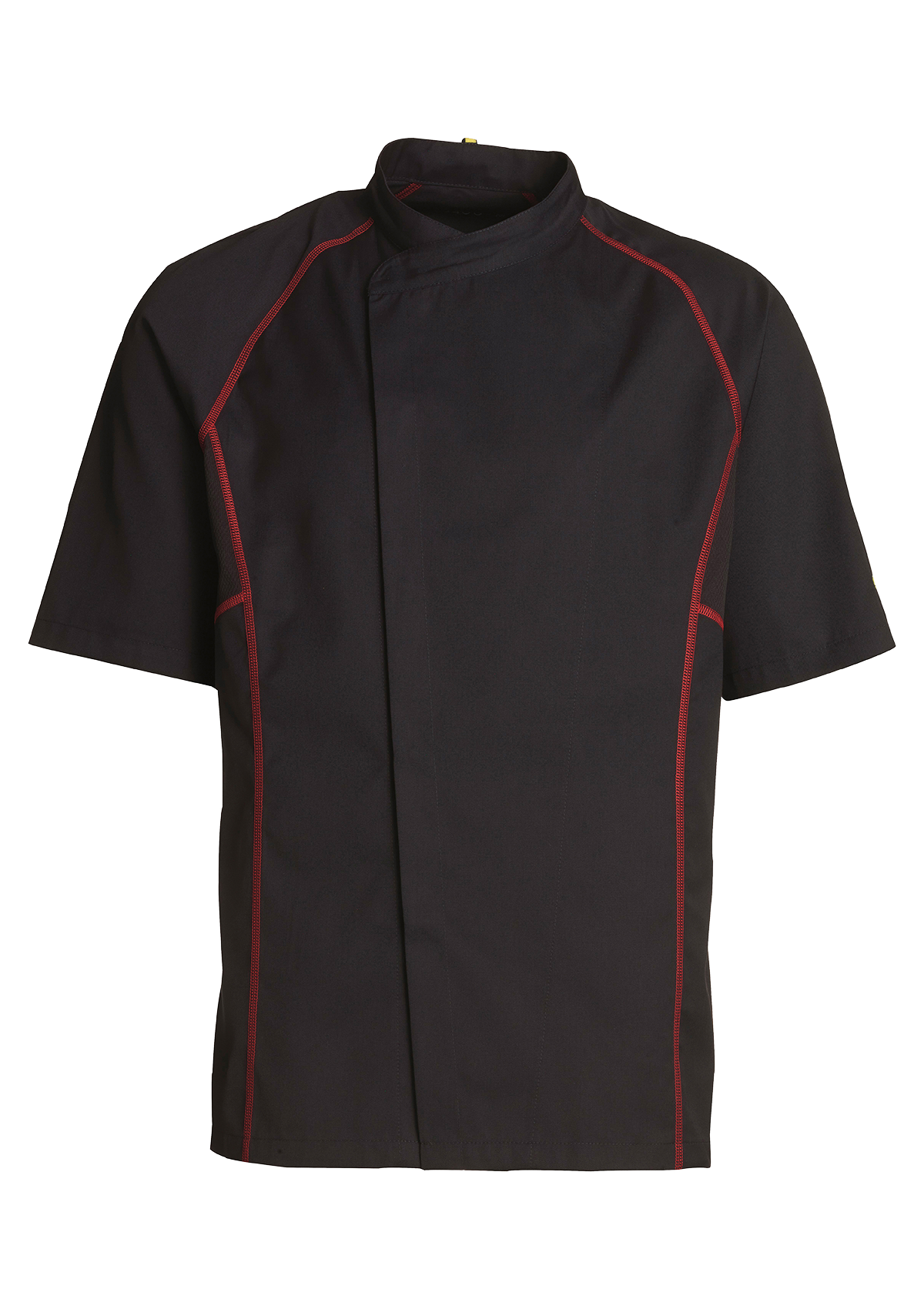 Sporty Chef Jacket with Flatlock Short Sleeves Unisex | Kentaur