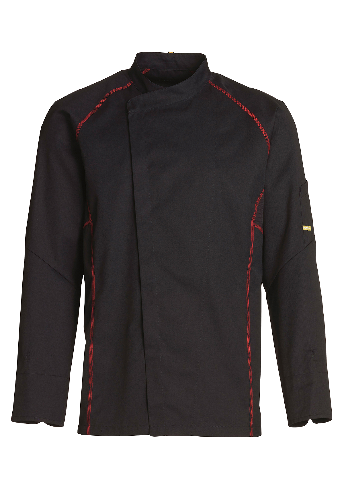 Sporty Chef Jacket with Flatlock Long Sleeves Unisex | Kentaur