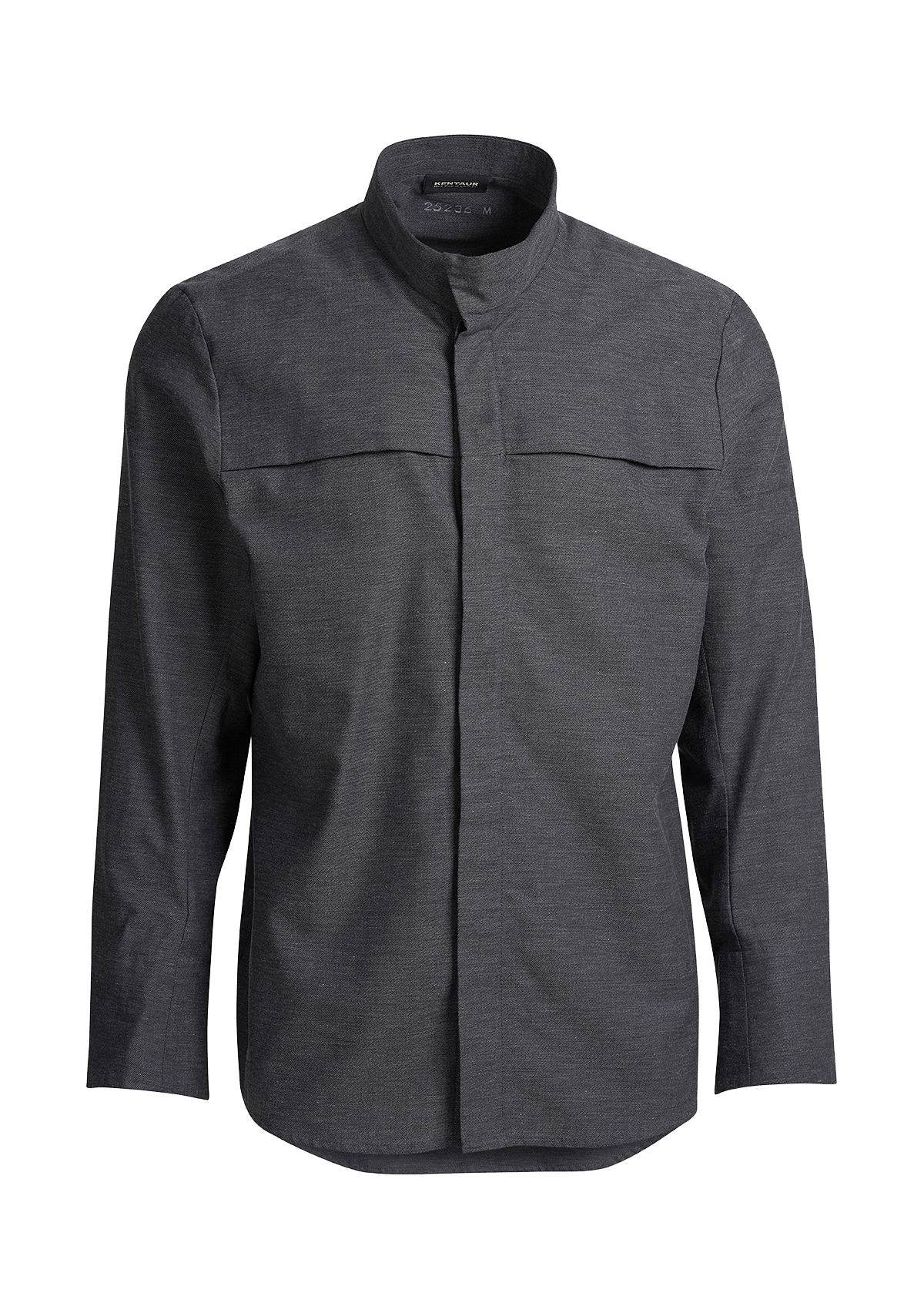 Chef shirt With Hidden Press Buttons for Snap-On Apron Long Sleeves Unisex | Kentaur