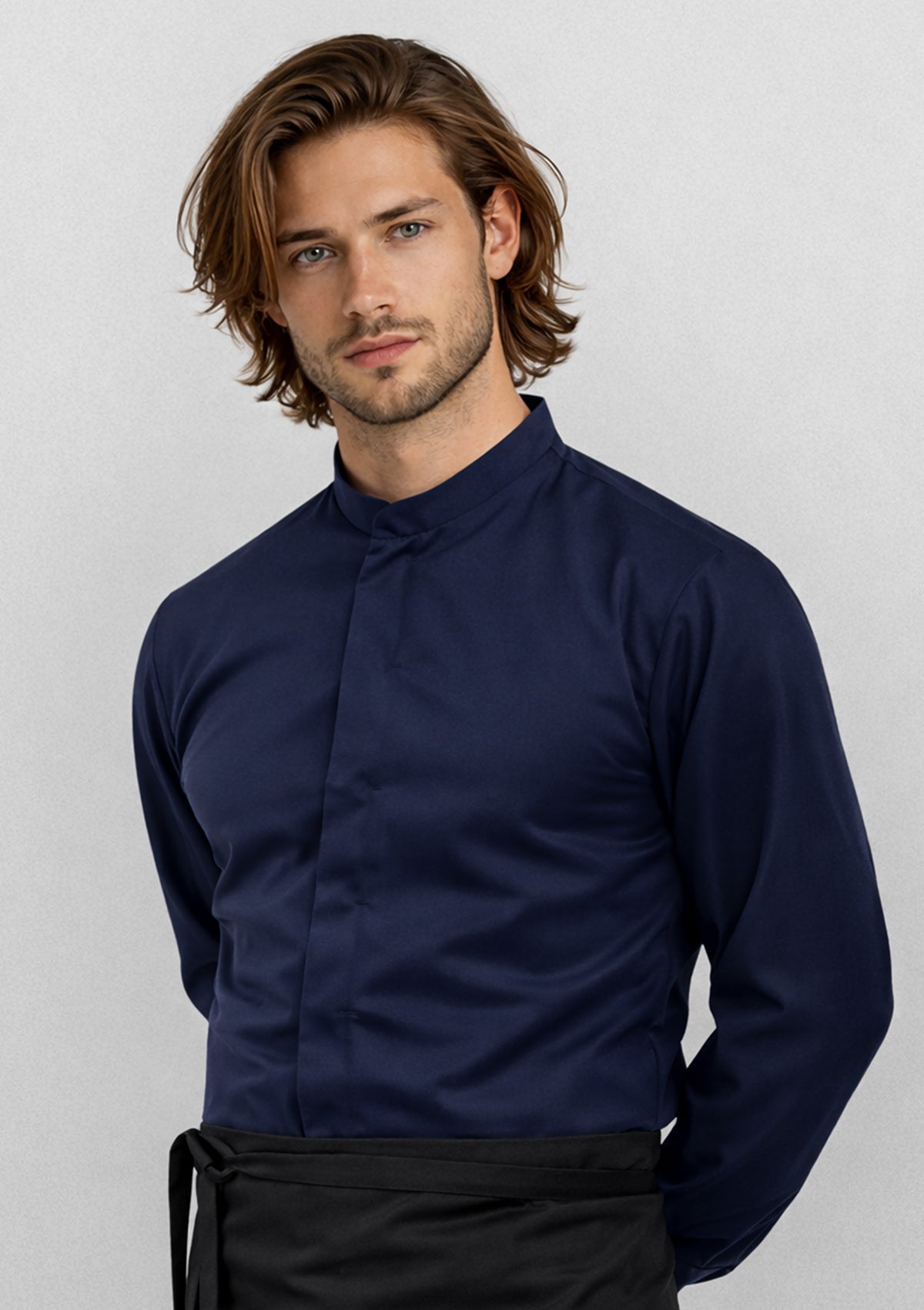 Chemise de Chef TENCEL™ Lyocell Manches Longues Unisexe