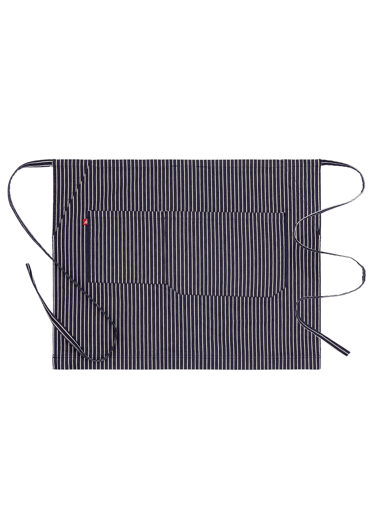 Waist Apron With Double Pouch Pocket Unisex