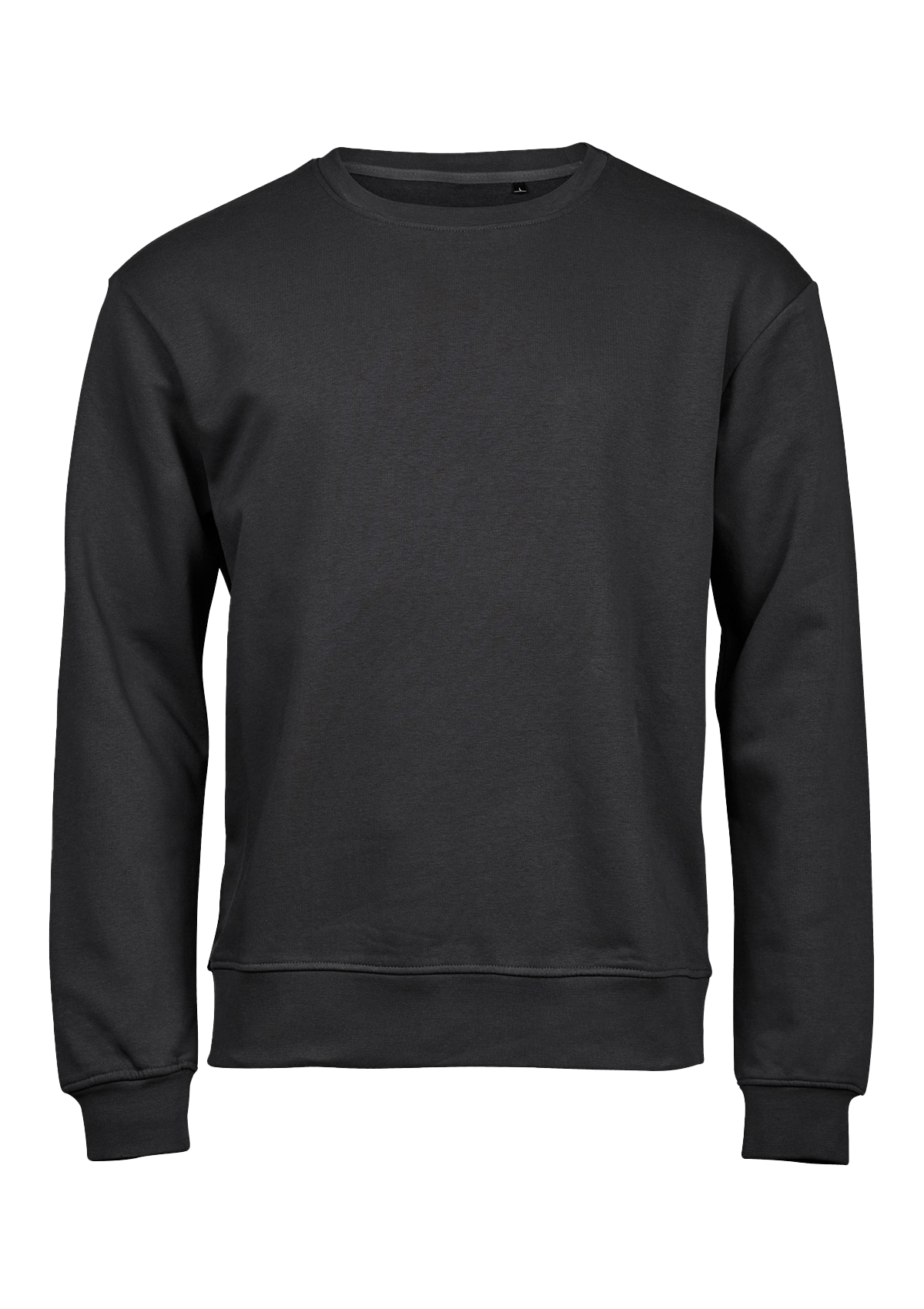 Sweatshirt Classique Col Côtelé