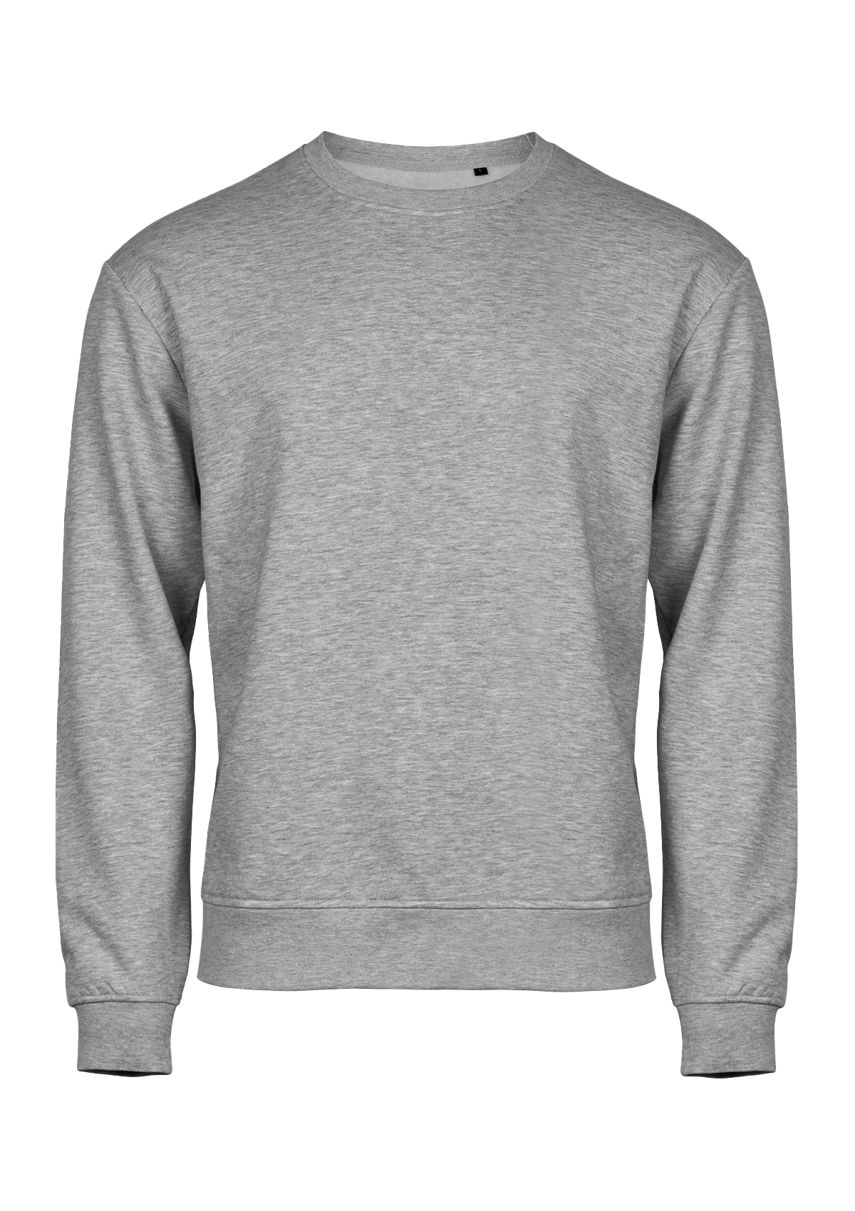 Sweatshirt Classique Col Côtelé
