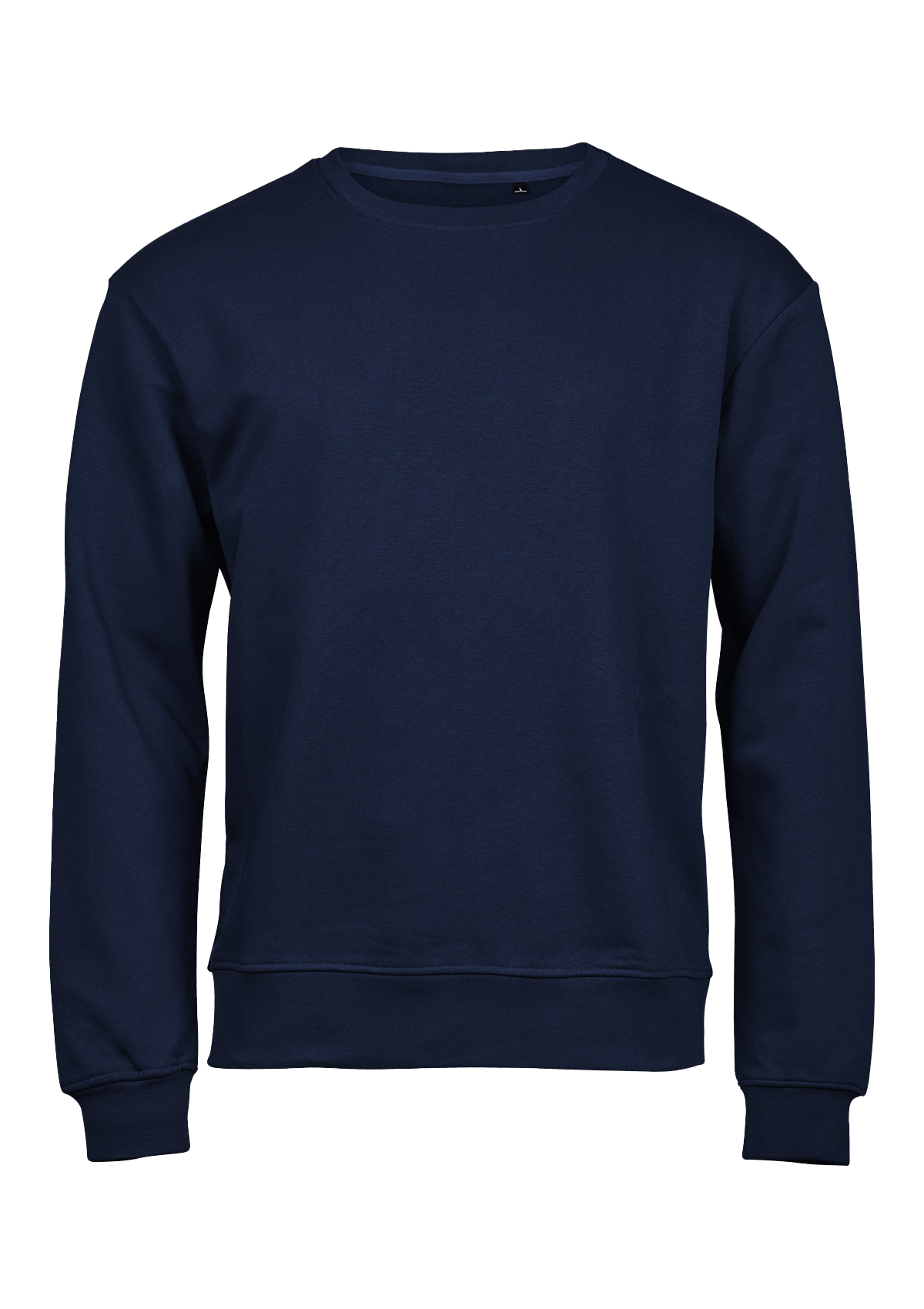 Sweatshirt Classique Col Côtelé