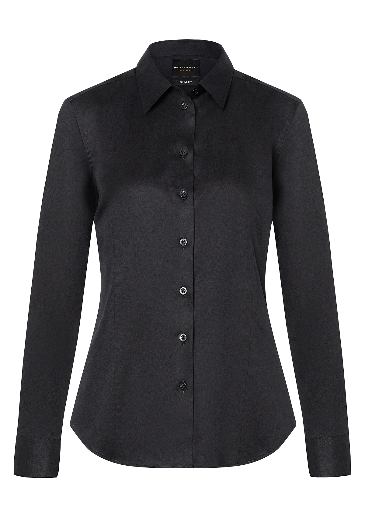 Blouse Femme Active-Stretch Manches Longues Coupe Slim
