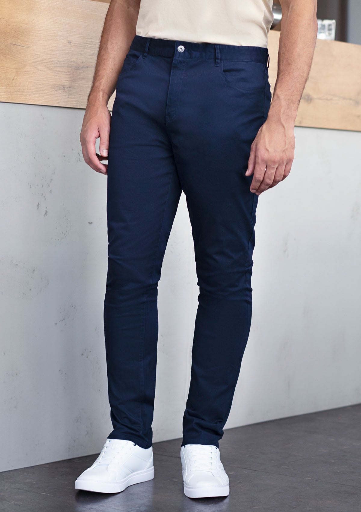 Pantalon Chef Homme 5 Poches Bleu Nuit