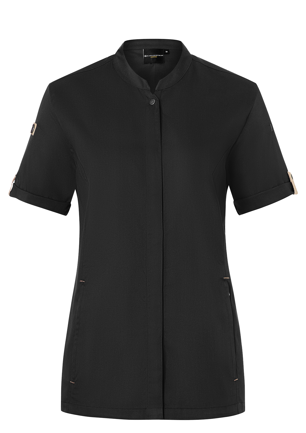 Chemise de Chef Femme Manches Courtes Green-Generation