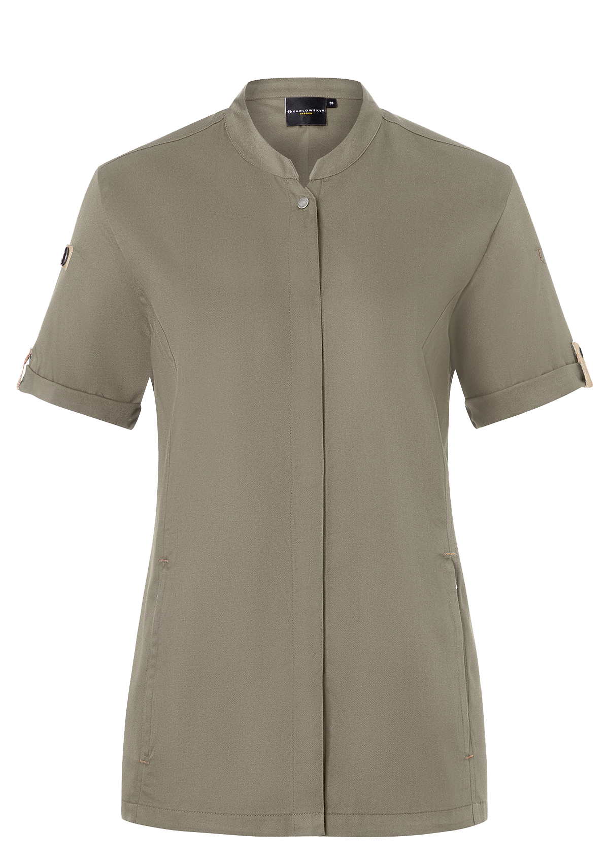 Chemise de Chef Femme Manches Courtes Green-Generation