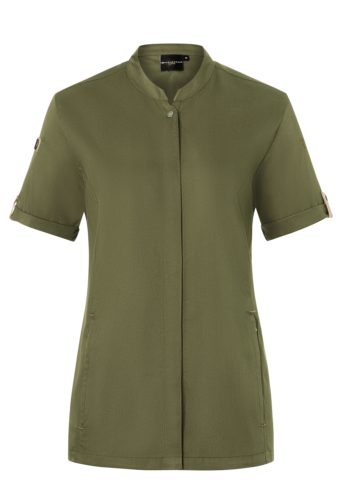 Chemise de Chef Femme Manches Courtes Green-Generation