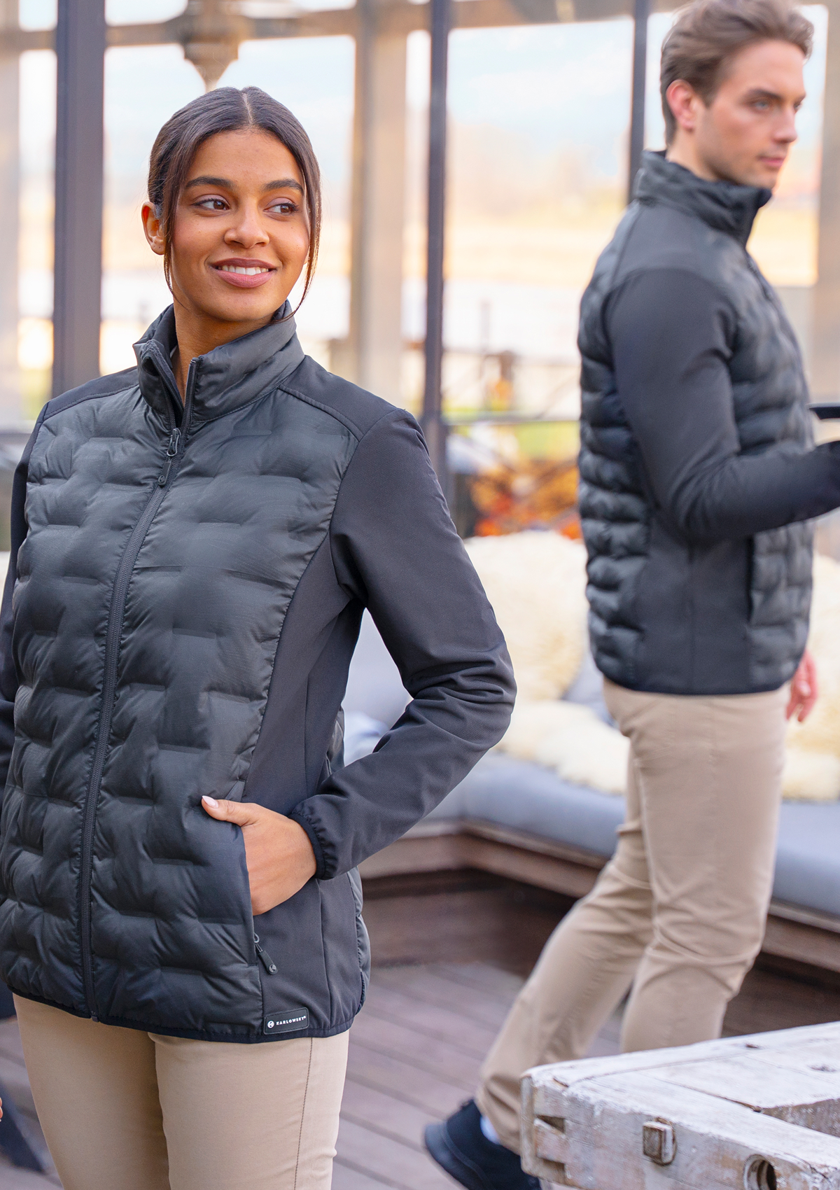 Veste Hybride Homme Outdoor-Pro Manches Longues
