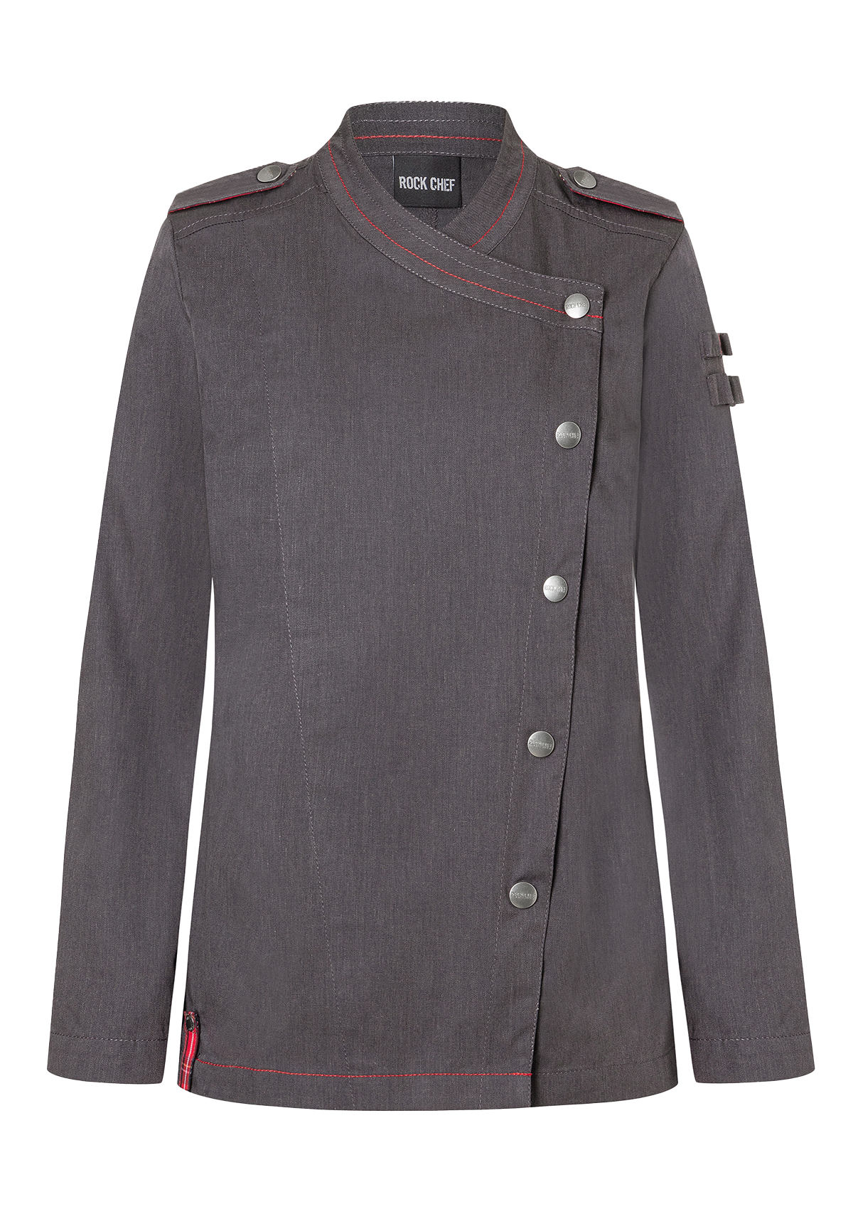 Veste de Chef Femme Denim Manches Longues ROCK CHEF® Stage2