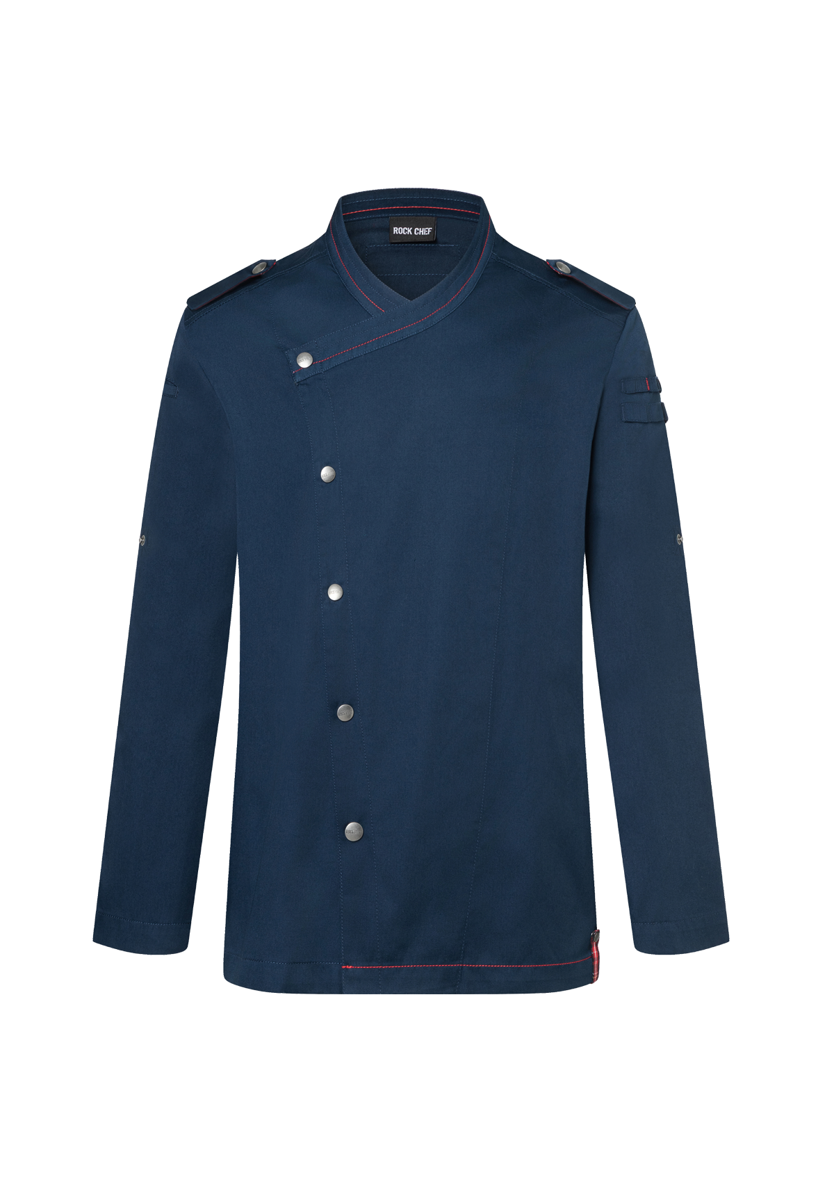 Long-sleeved Men´s Chef Jacket Denim-Style ROCK CHEF®-Stage2 (Sustainable)