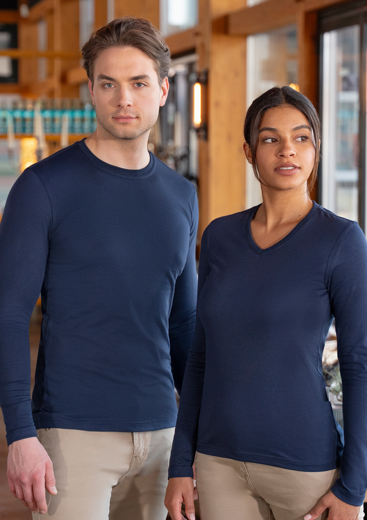 Chemise de Travail Femme Manches Longues Casual-Flair