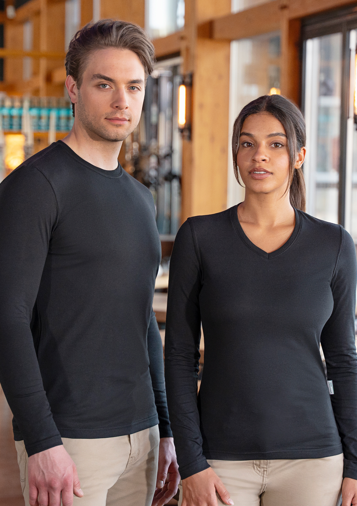 Chemise de Travail Femme Manches Longues Casual-Flair