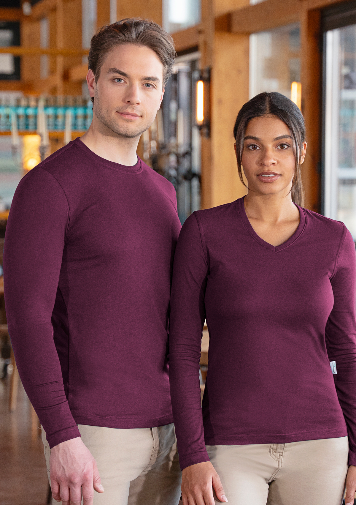 Chemise de Travail Femme Manches Longues Casual-Flair
