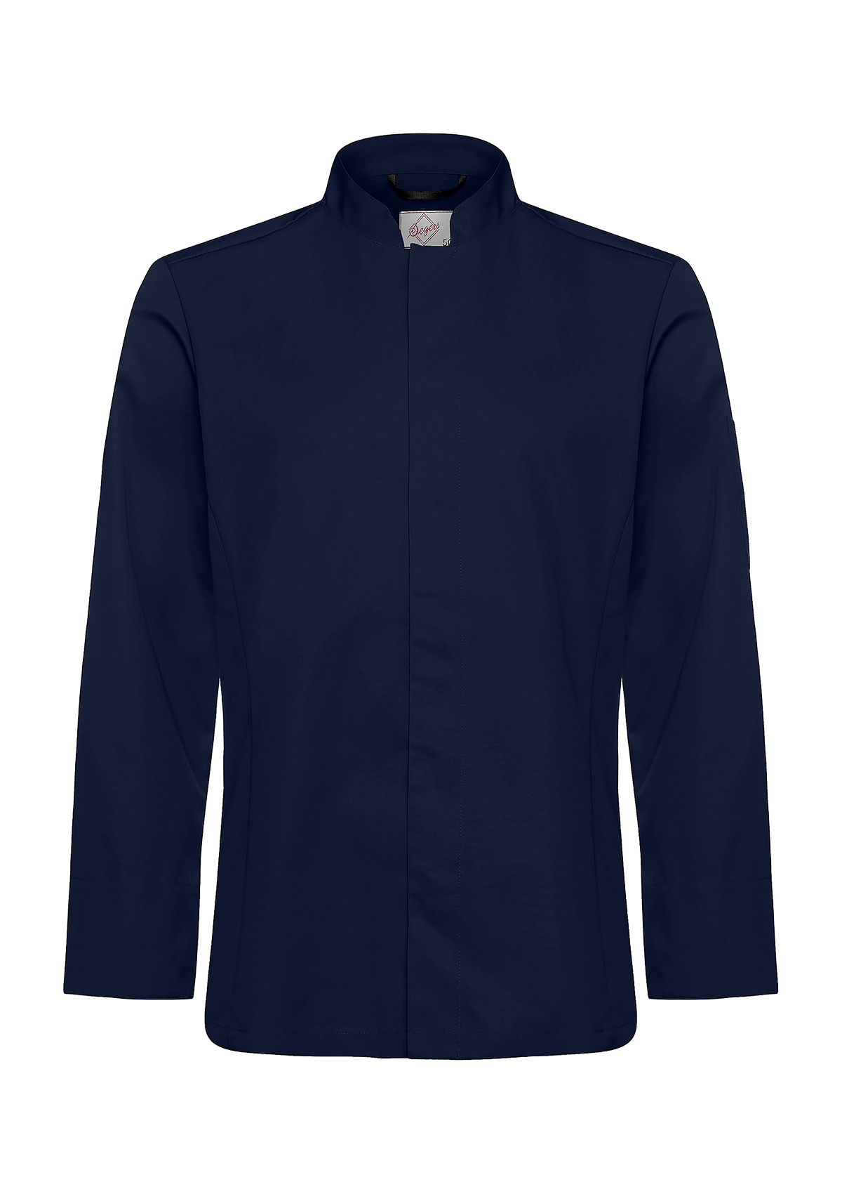Men's Chef Shirt Slim-Fit With Long Sleeves & Pen Pocket | Segers