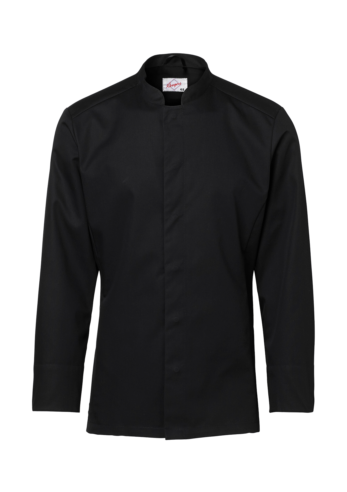 Men's Chef Shirt Slim-Fit Long Sleeves | Segers