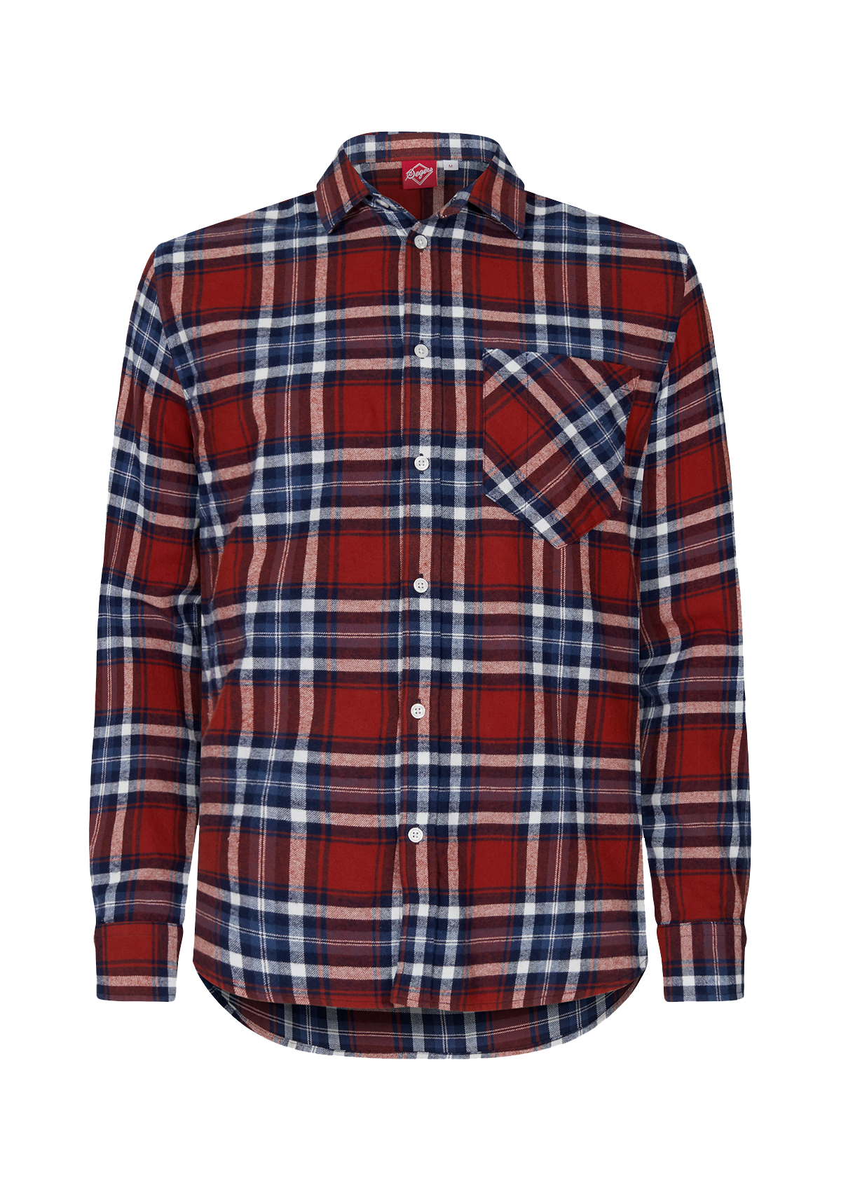 Chemise Flanelle Unisexe Manches Longues