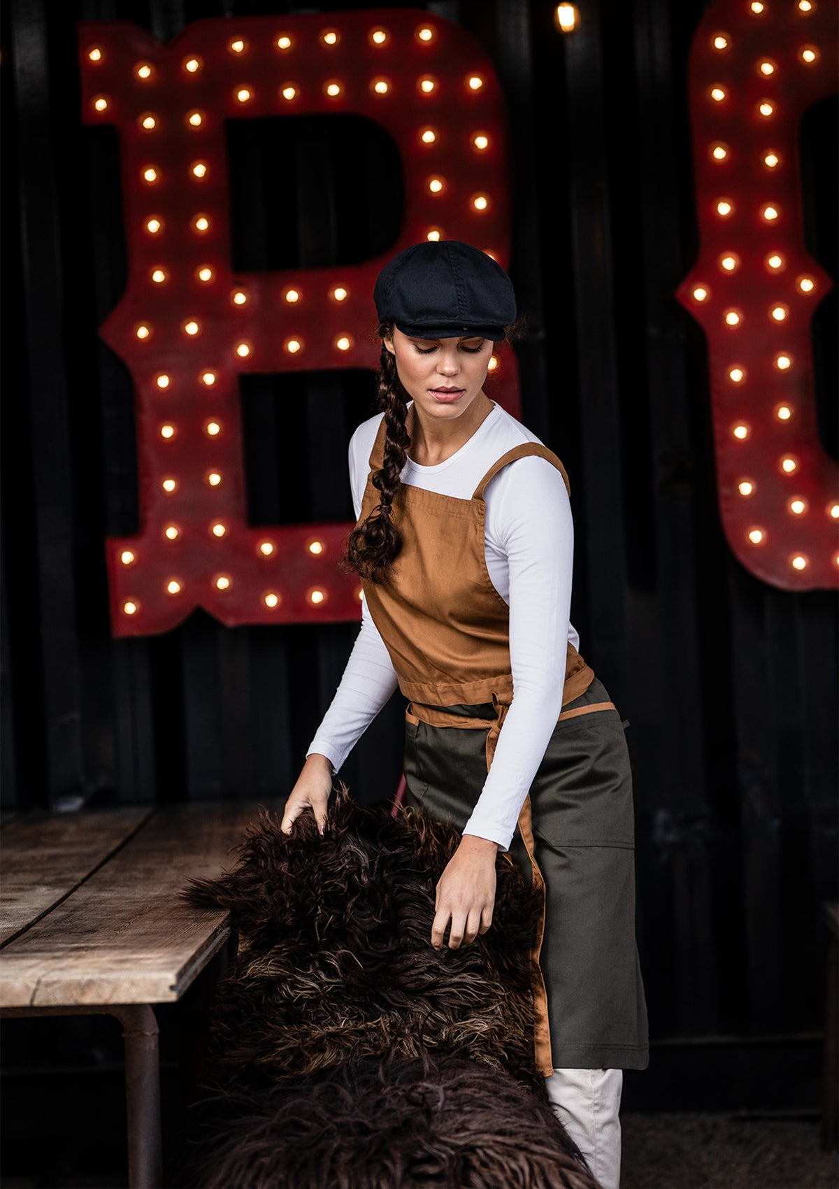 Bib Apron Two-Color Unisex | Segers