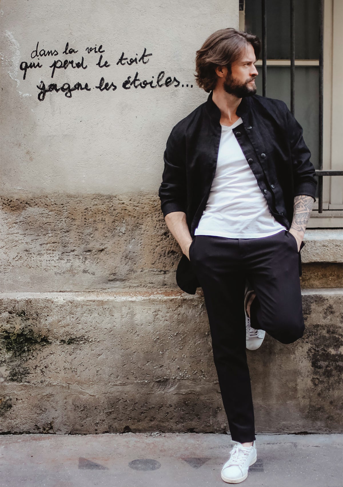 Chef Jacket Sydney In Fine Linen Long Sleeves Unisex | U.C.W