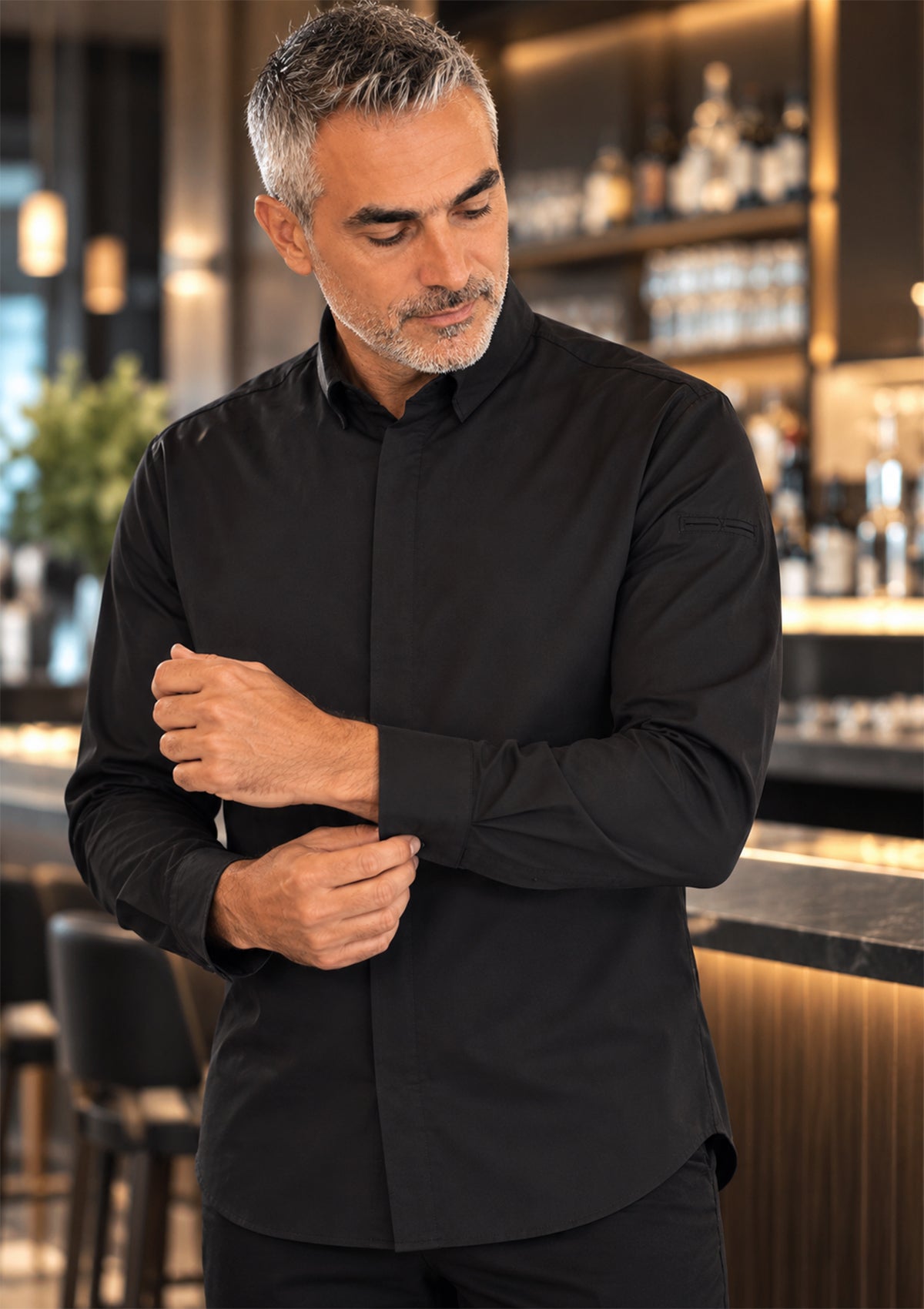 Chemise de Chef Stretch Homme