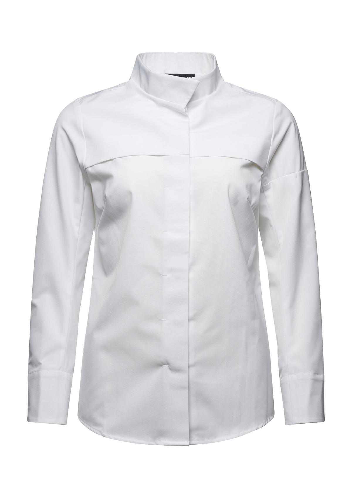 Chemise de Chef Femme Manches Longues avec Pull-Up