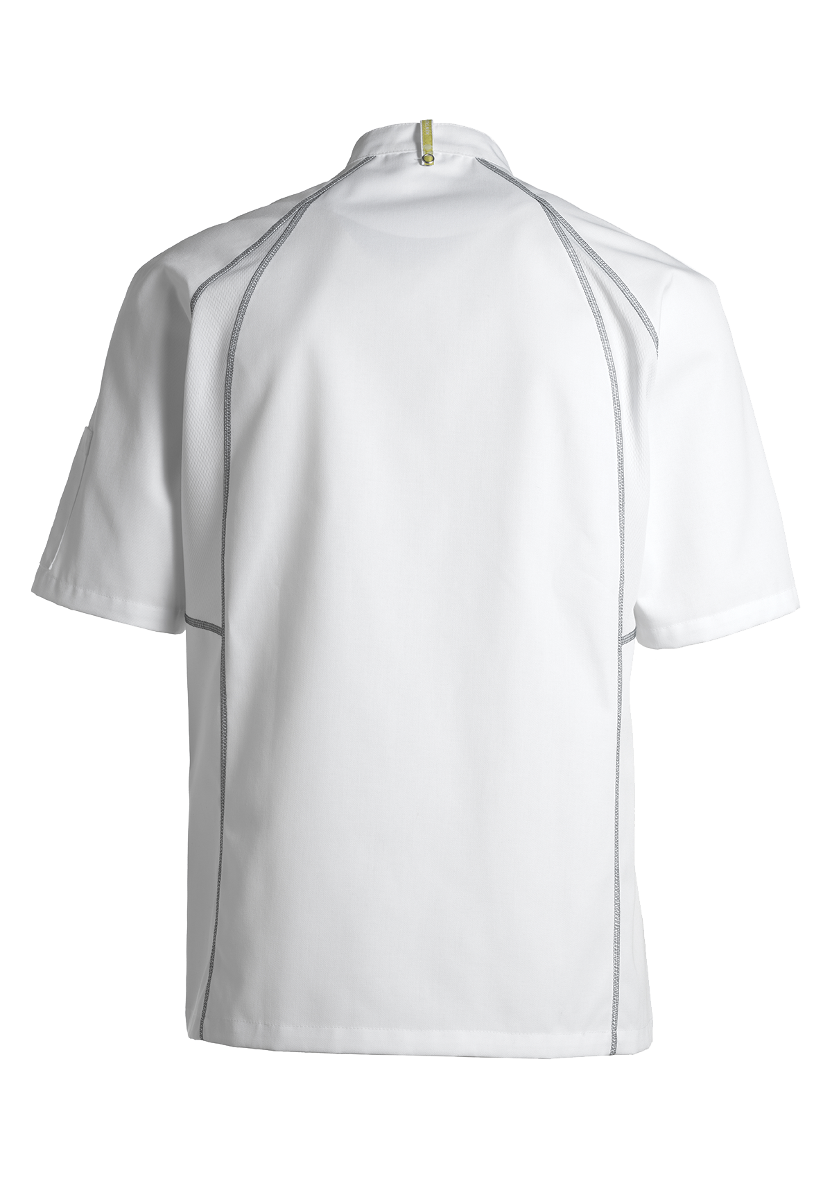 Sporty Chef Jacket with Flatlock Short Sleeves Unisex | Kentaur