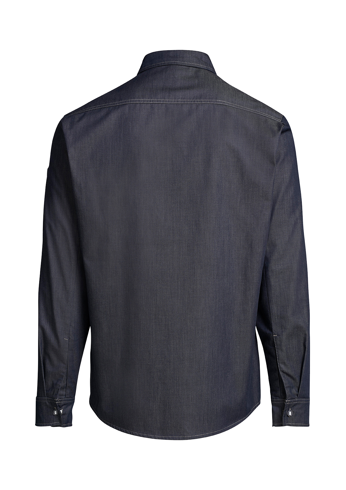 Chemise de Service Homme Coupe Moderne Manches Longues