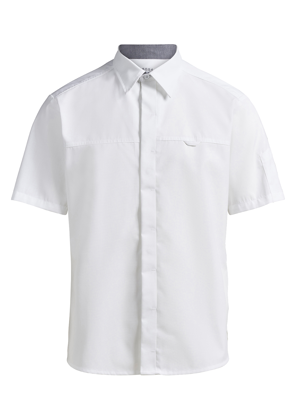 Chemise de Service Homme Coupe Moderne Manches Courtes