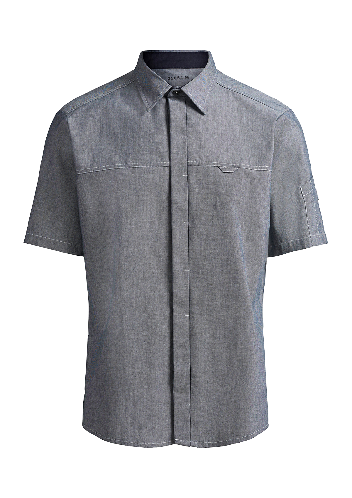 Chemise de Service Homme Coupe Moderne Manches Courtes