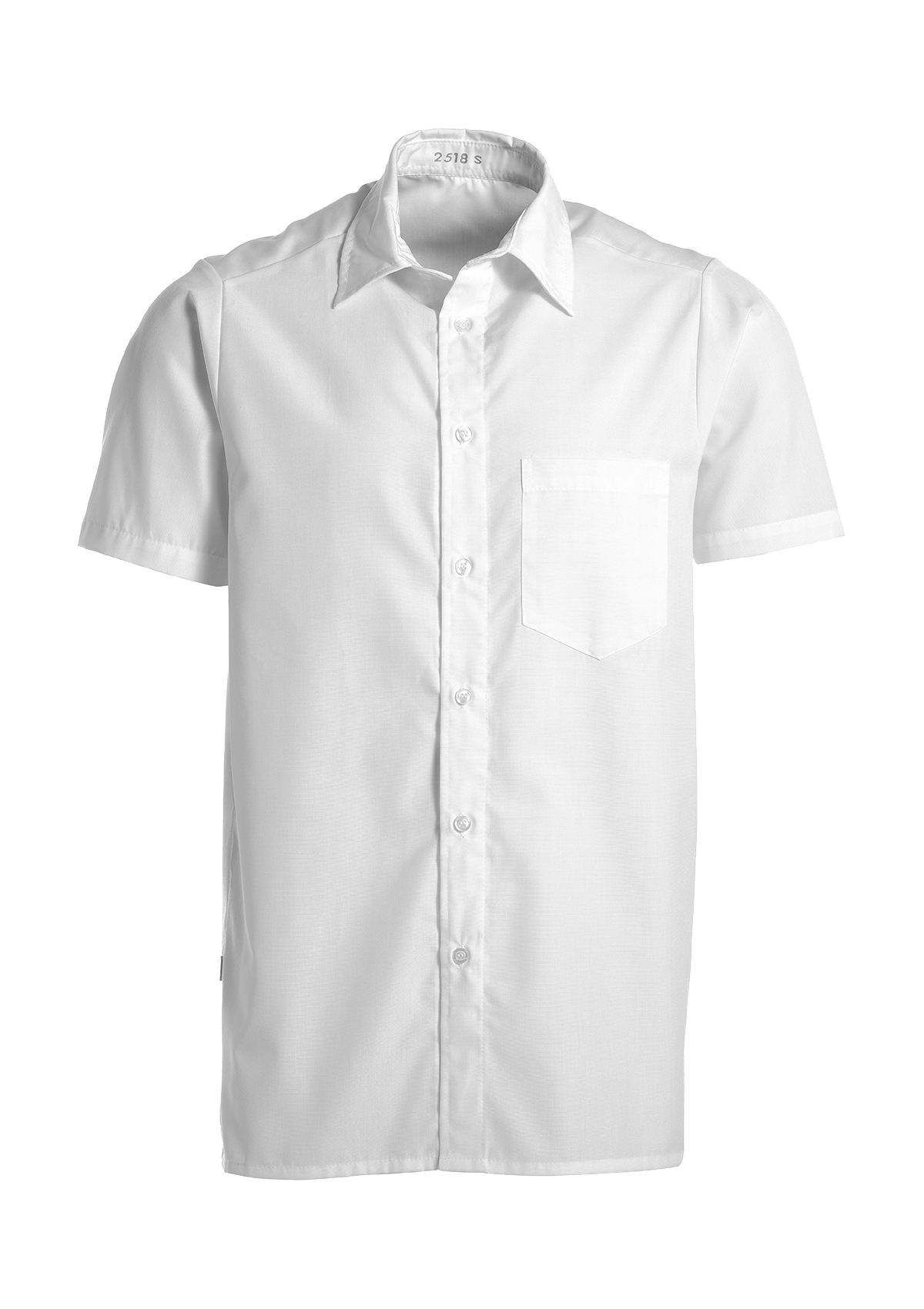 Chemise de Service Homme Classique à Manches Courtes