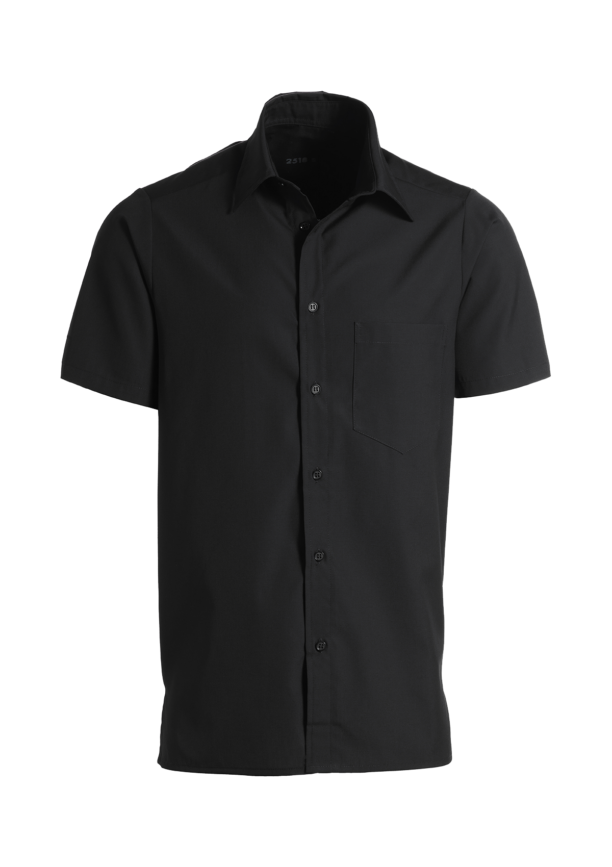 Chemise de Service Homme Classique à Manches Courtes