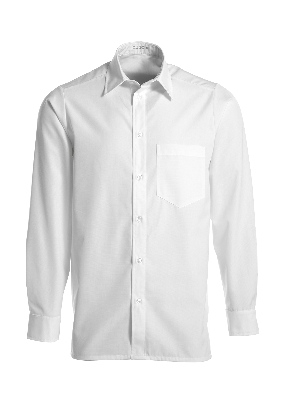 Chemise de Service Homme Classique à Manches Longues