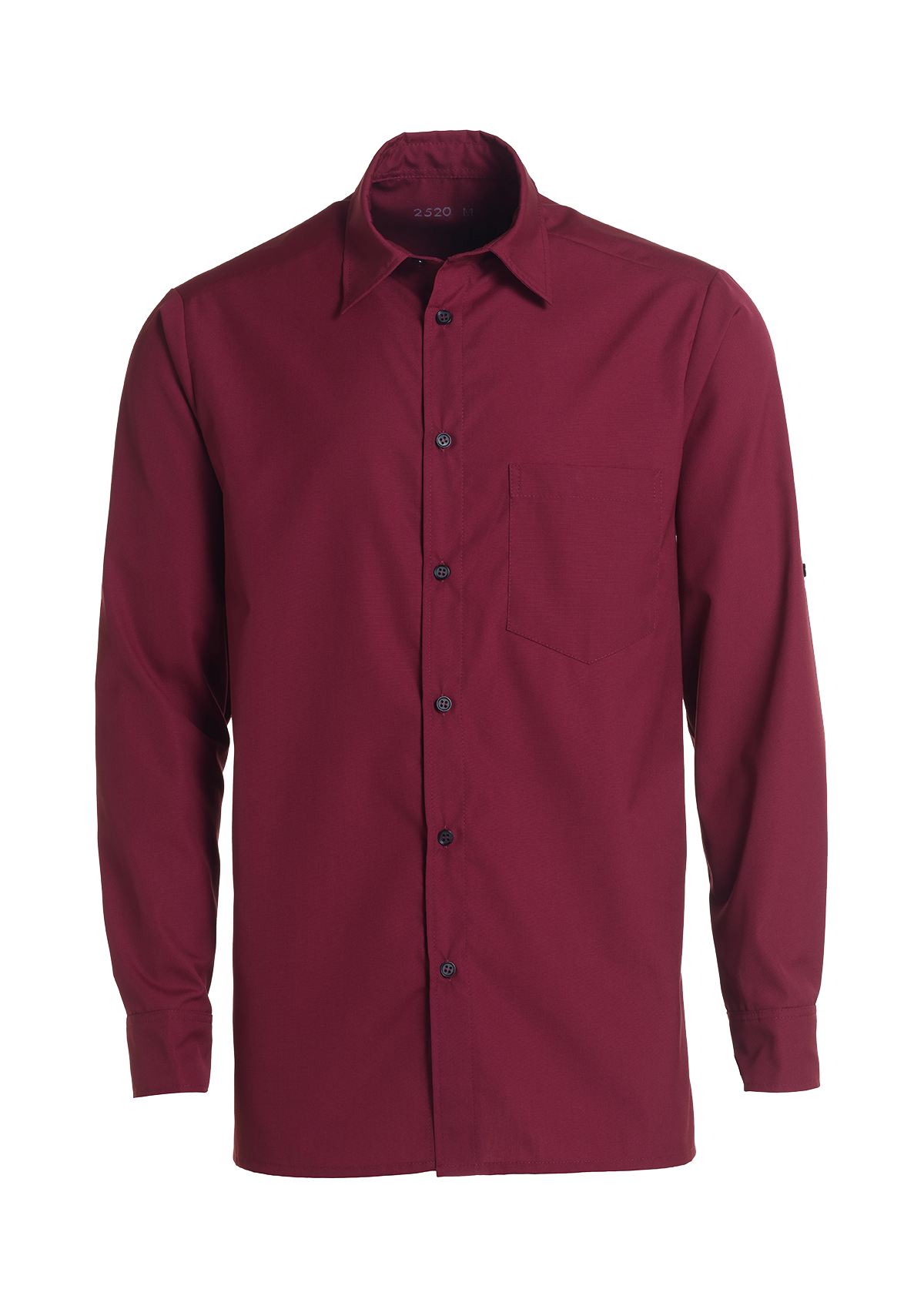 Chemise de Service Homme Classique à Manches Longues