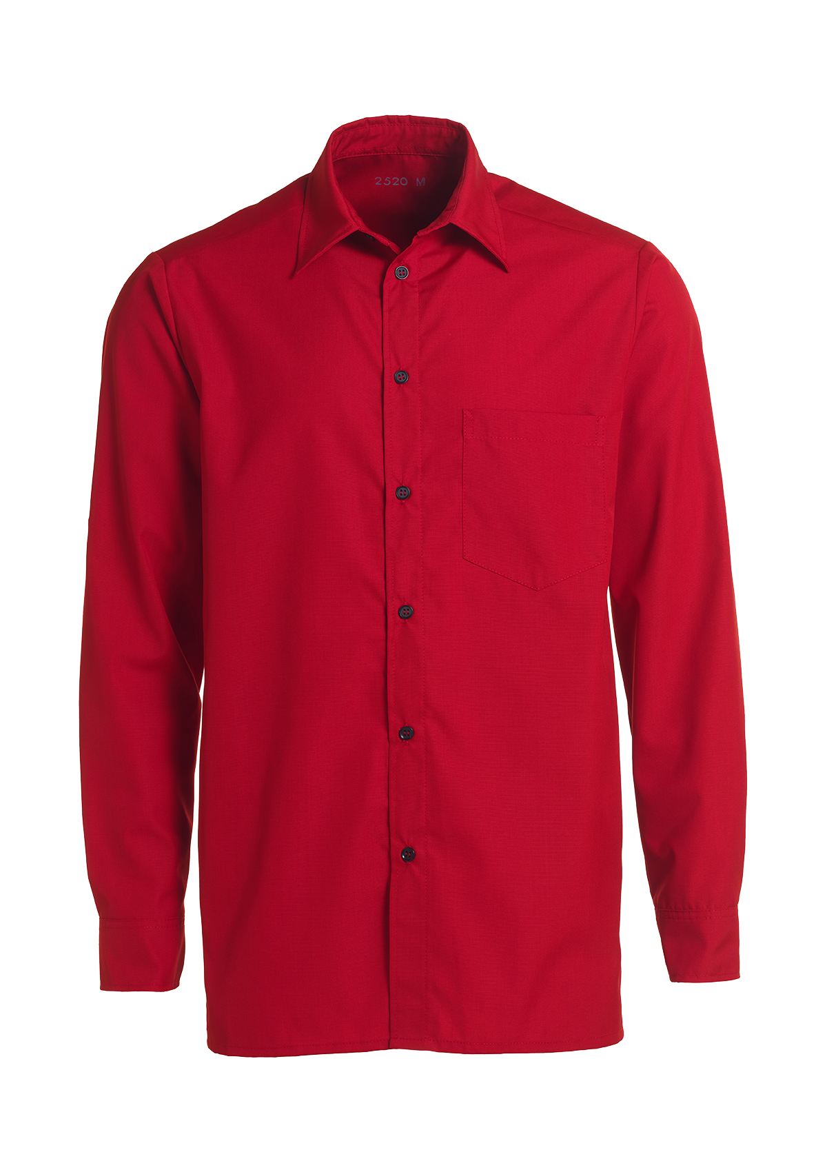 Chemise de Service Homme Classique à Manches Longues