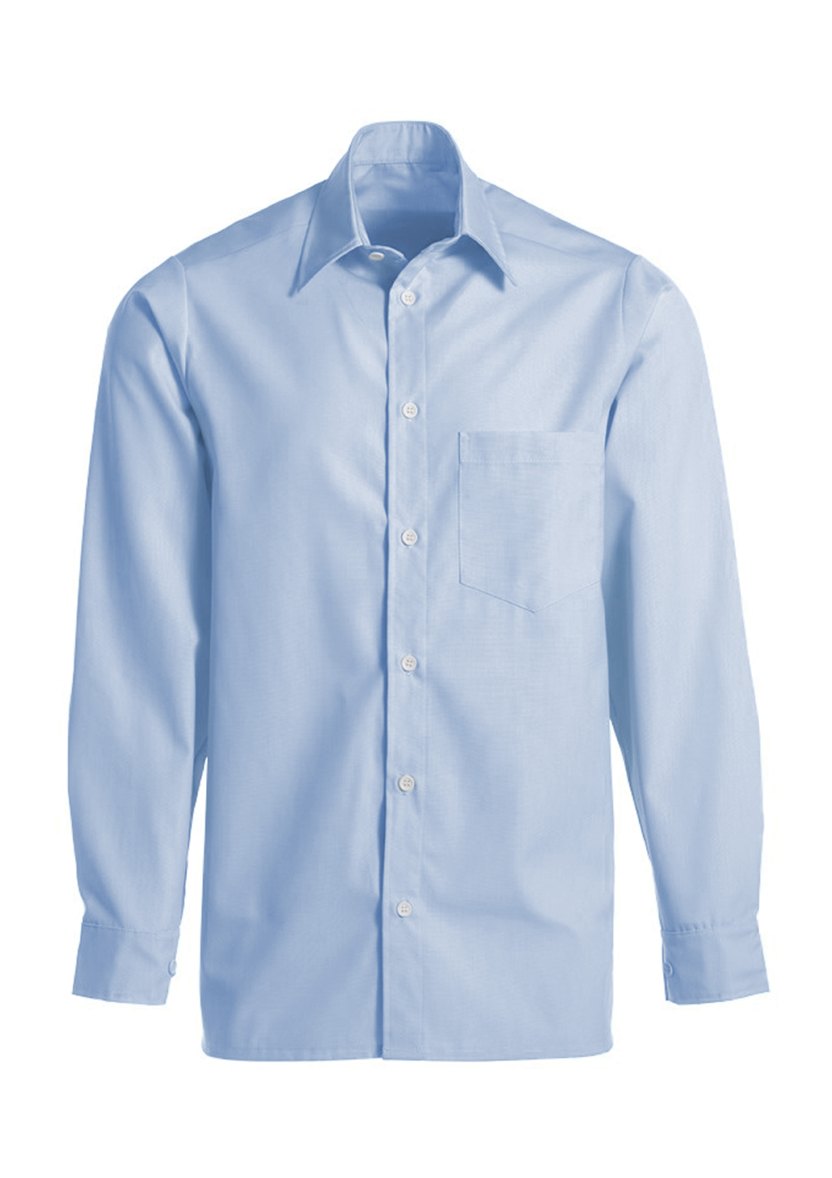 Chemise de Service Homme Classique à Manches Longues
