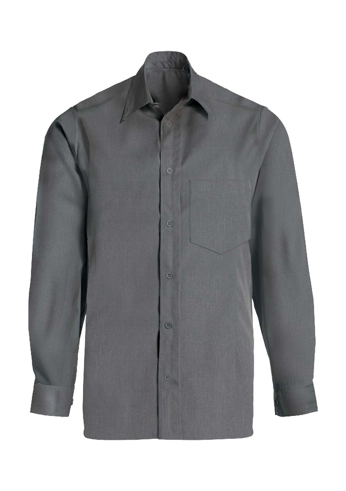 Chemise de Service Homme Classique à Manches Longues