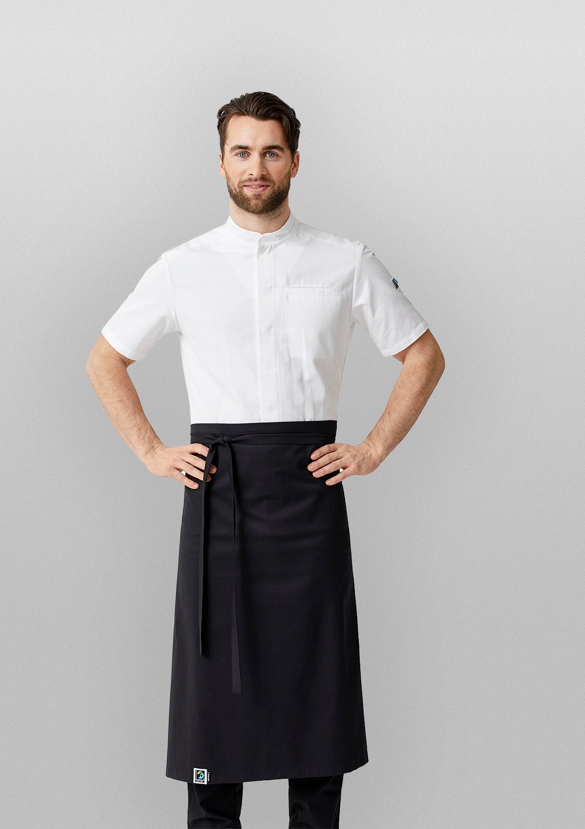 Veste de Chef Unisexe en TENCEL™ x REFIBRA™ Manches Courtes