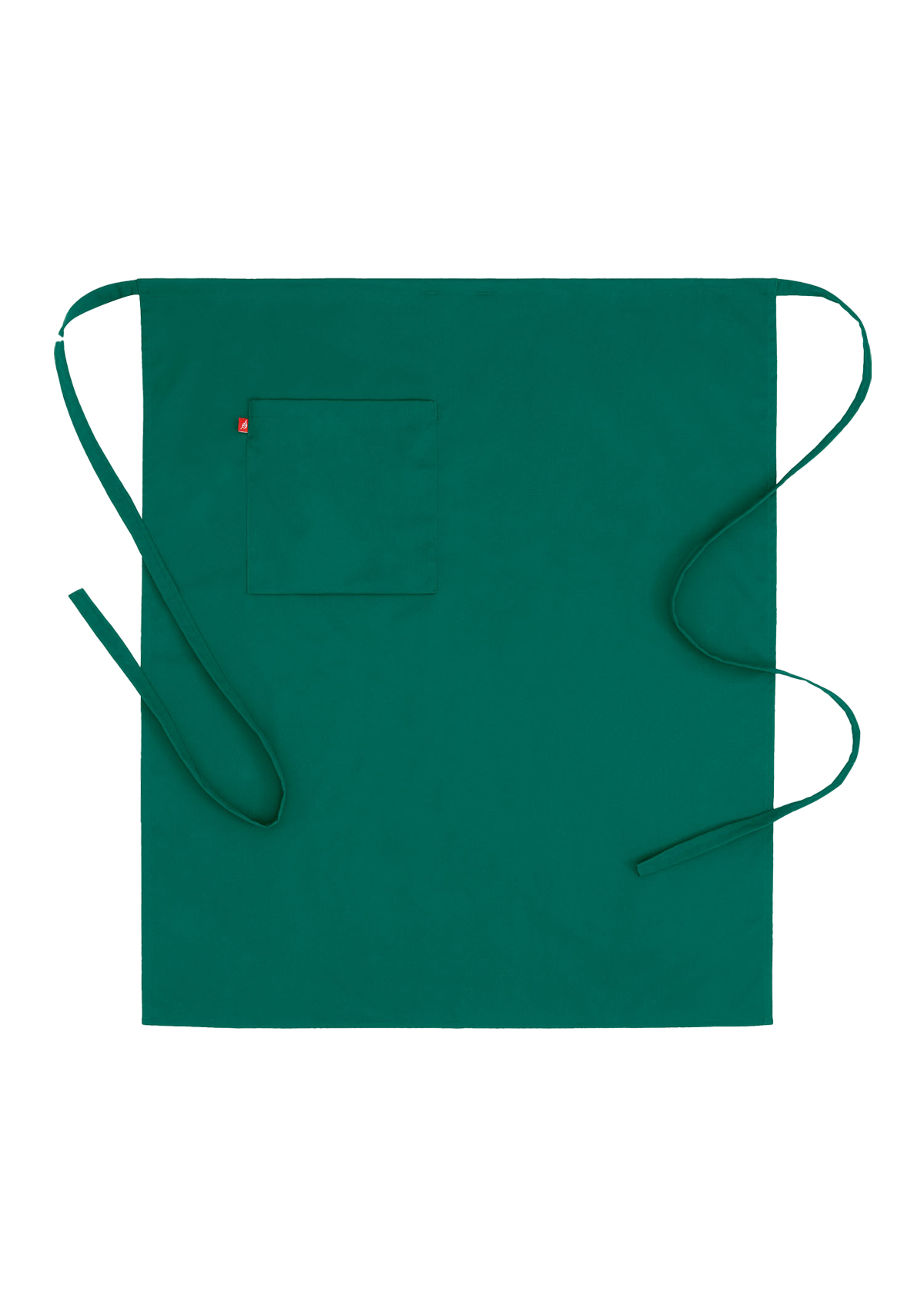 Long Waist Apron with Right Pocket Unisex
