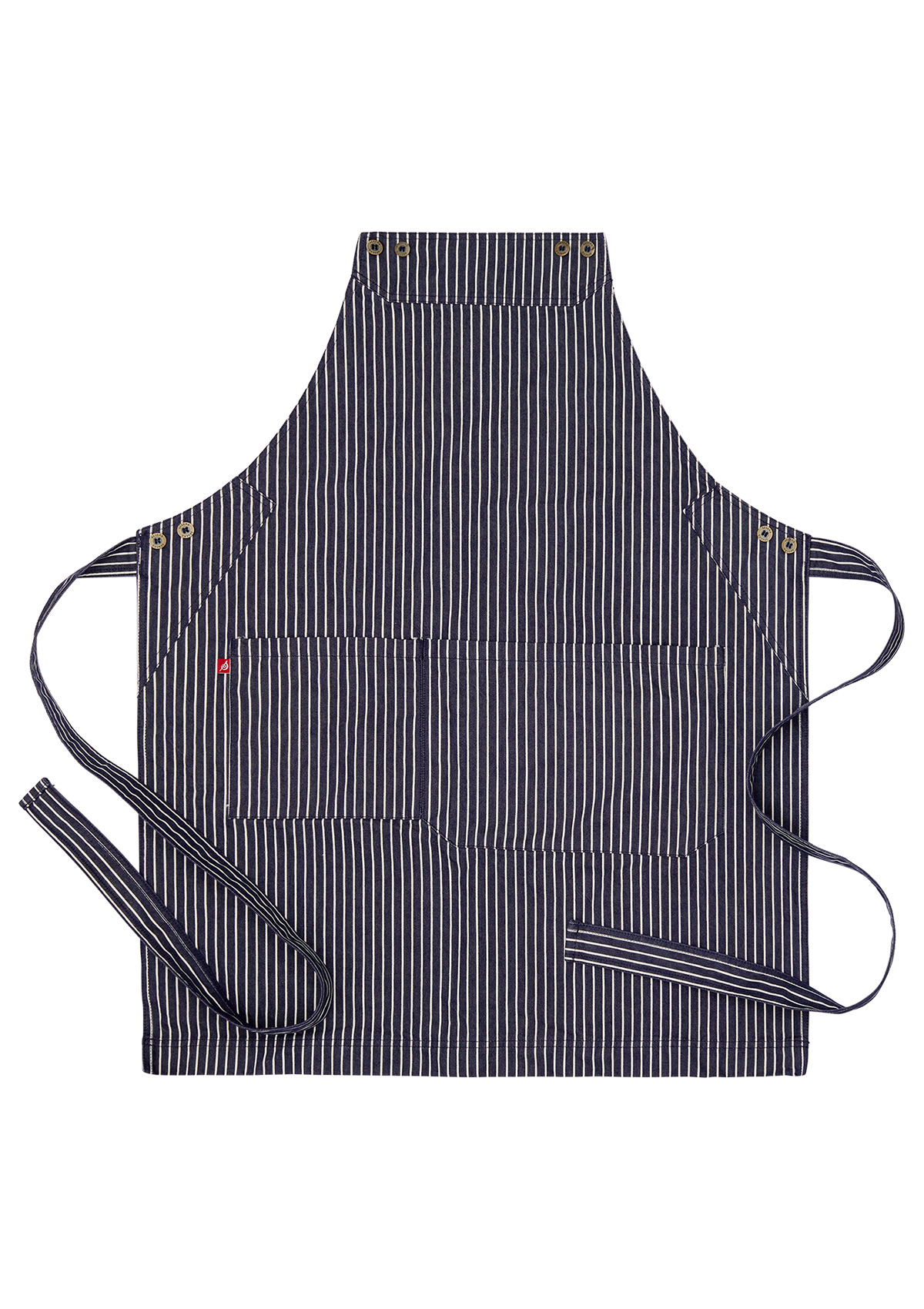 Tablier à Bretelles Ergonomique avec Ceinture et Double Poche Unisexe