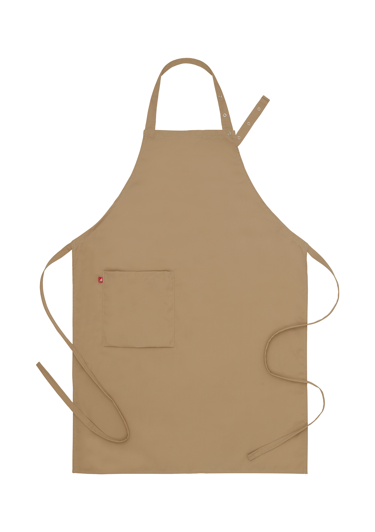 Bib Apron With Right Pocket Unisex