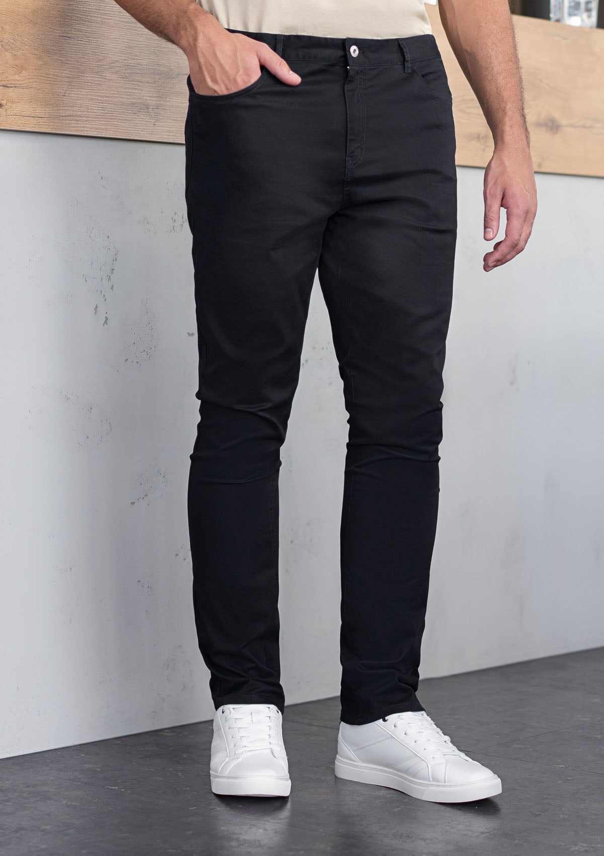 Pantalon Chef Homme 5 Poches Noir ou Blanc