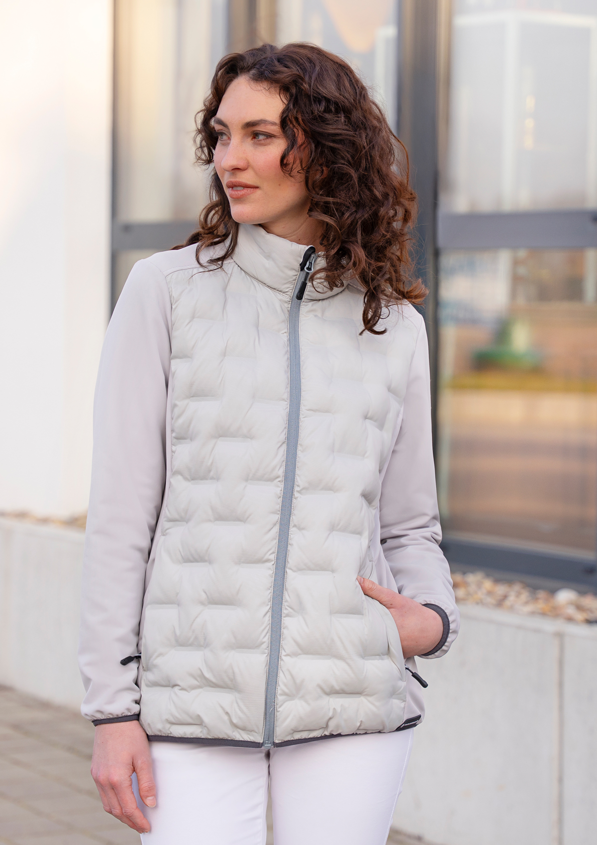Veste Hybride Femme Outdoor-Pro Manches Longues