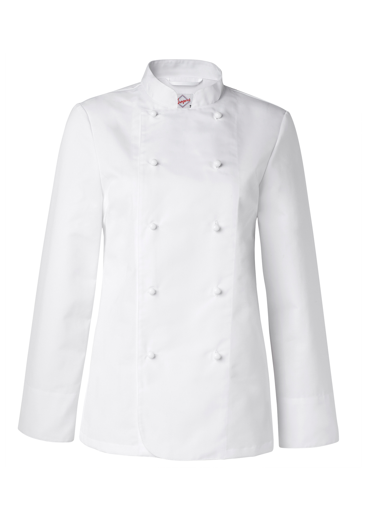 Women's Chef Jacket Slightly Waisted Double-Breasted Long Sleeves | Segers