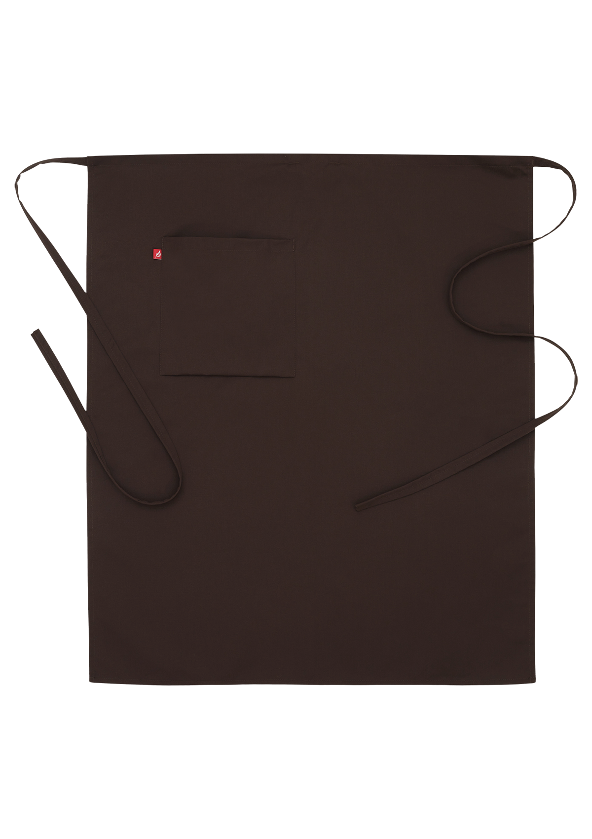 Long Waist Apron with Right Pocket Unisex