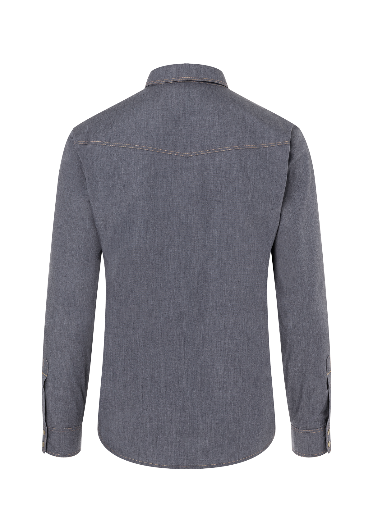 Men's Chef Shirt Jeans-Style Button-Down Long sleeves | Karlowsky