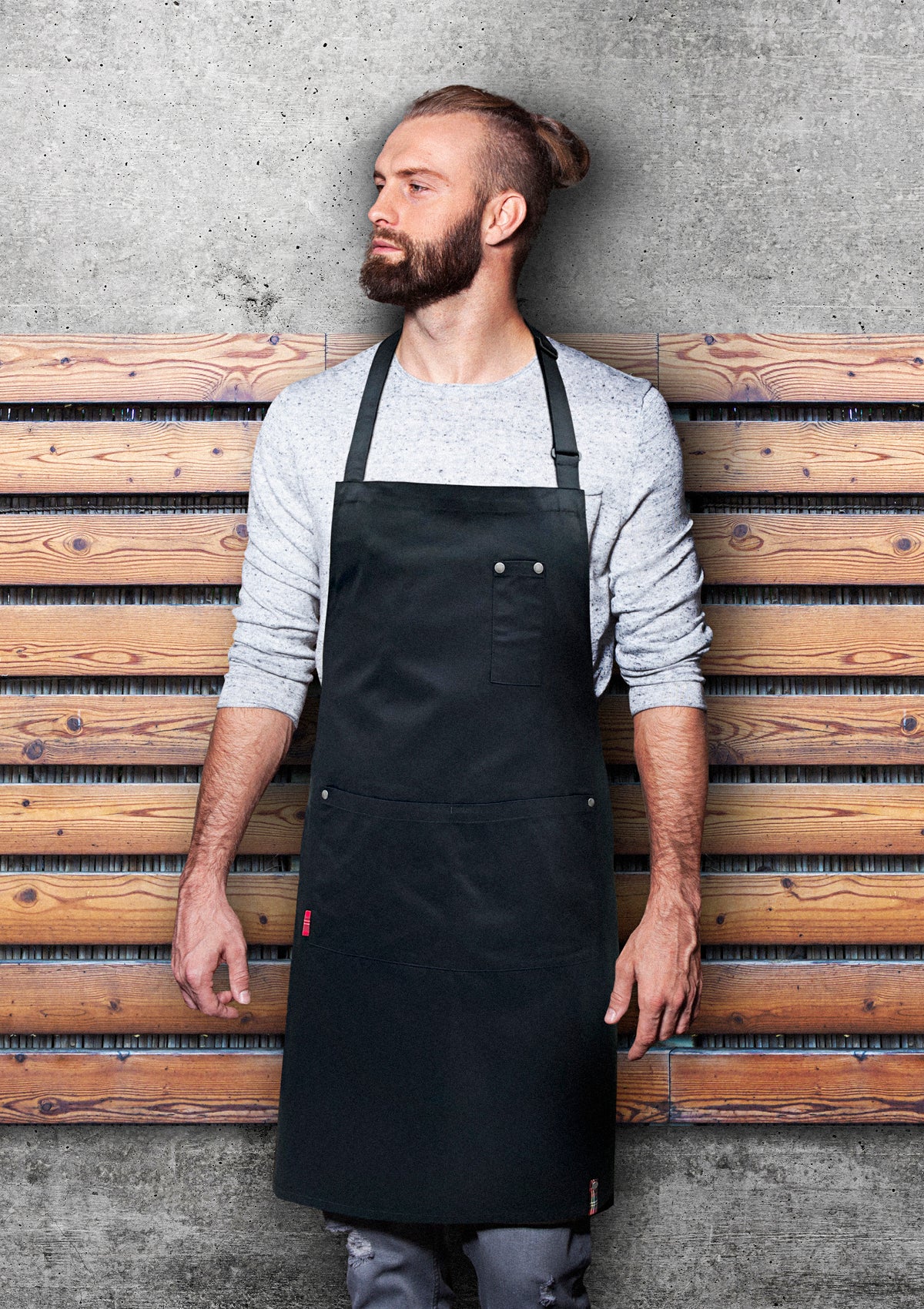 Tablier Bavette ROCK CHEF® avec Boucle et Poches